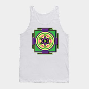 Metatron's Cube Mandala Tank Top